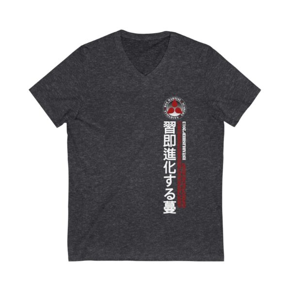 KSA MArtial Academy - Unisex Jersey Short Sleeve V-Neck Tee - Image 2