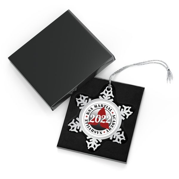 2020 KSA Commemorative Pewter Snowflake Ornament - Image 2